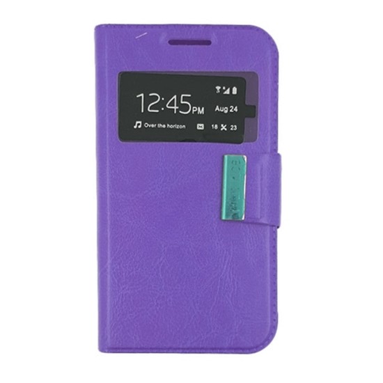 Flip Case for Samsung Galaxy J1 2016 Purple